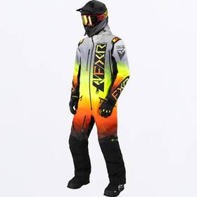 232837-0126-16 Fxr Racing Helium Lite Monosuit 23 Xl White Lightning