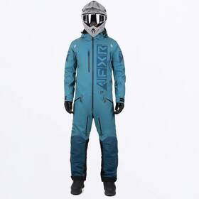232837-0303-10 Fxr Racing Helium Lite Monosuit Md Steel/dark Steel