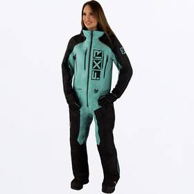 232912-7010-06 Fxr Racing Womens Recruit Lite Monosuit 23 6 Sage/black