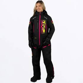 232913-1028-10 Fxr Racing Recruit F.a.s.t. Insulated Womens Monosuits 10 Black