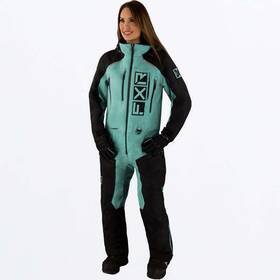 232913-7010-06 Fxr Racing Womens Recruit F.a.s.t. Insulated Monosuit 23 6 Sage/black
