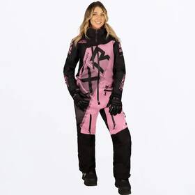 232941-1098-14 Fxr Racing Cx F.a.s.t. Womens Monosuits 14 Pink