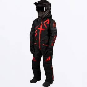 233015-1220-12 Fxr Racing Cx Youth Monosuit 12 Black