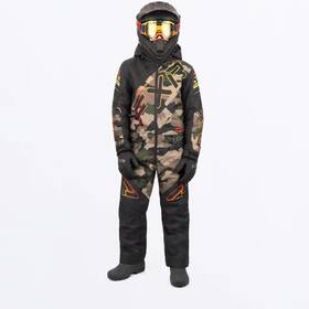 233015-7610-10 Fxr Racing Cx Youth Monosuits 10 Brown