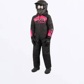 243007-1091-12 Fxr Racing Recruit Youth Monosuit 12 Black