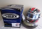 844205 Gmax Helmet Marshall Gm44s Red Black Snowmobile Silver Medium Shields Voltage