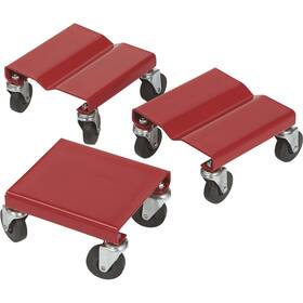 52522 Ironton Set Of 3 New #52522 V-slide Snowmobile Dollies / 1500 Lb Capacity