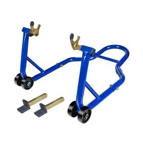 Asjl-m05014-blue Jack Boss Motorcycle Rear Wheel Lift Stand 500lbs Capacity For Sport Bikes