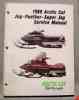 2254-496 Jag Panther Super Arctic Cat Service Factory 1989 Manual