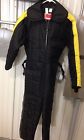 34-36r Jc Snowmobile Small Stripe Clean Very Yellow Penney Vintage Suit