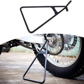 Jfg Racing F11180080 Dirt Bike Triangle Stand Motorcycle Kickstand Support Universal Pit Black