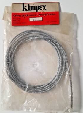 Kimpex 05-300 Hirth Snowmobile Engine - Recoil Starter Rewind Cable 1/8ftft X 106ftft Long Nos