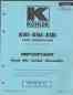 K141-k161-k181 Kohler 1971 Cycle 4 Manual 676 Models Parts Engine