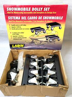 Tsds-3 Larin 1500 Lb Snowmobile Equipment Dolly 3 Piece Set New In Box