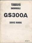 Lit-12618-00-06 Snowmobile 803 1977 Service Manual Gs300a Yamaha