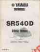 Lit-12618-00-31 Service 1980 Yamaha Sr540d 806 Manual Snowmobile
