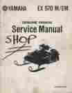 Lit-12618-00-96 Yamaha 1988 Snowmobile Exciter Ex 570m Em Service Manual 017