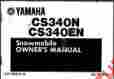 Lit-12628-01-10 1989 Yamaha Cs340n Cs340en Snowmobile Owners Manual 425