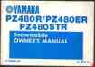 Lit-12628-01-30 Pz480er Yamaha Pz480str Pz480r Snowmobile Manual 1991 Owners