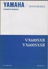 Lit-12628-01-92 Yamaha 1998 Vx600sxb Vx600sxsb Snowmobile Owners Manual 325