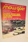 Sept1971 Magazine Goer Snow Guide Vintage Buyer Polaris Snowmobile Cat Arctic
