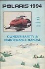 9912387 Maintenance Owners 1994 Manual Sks 573 Indy Snowmobile Polaris