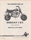 2385-006 Manual 1970 St. Cat Parts Ssscat 945 Arctic Bike