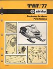480106300 Manual Snowmobile Nt 1977 Parts Ski-doo T