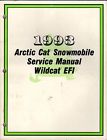 2254-879 Manual Wildcat 1993 Efi Service 669 Cat Snowmobile Arctic