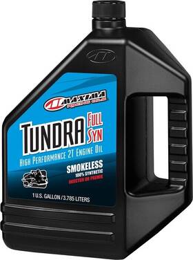 30-339128 Maxima Tundra Full-synthetic Snowmobile 2-stroke Engine Oil 1 Gallon