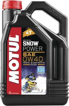 105892 Motul Snowpower 4t Synthetic Snowmobile Engine Oil 0w-40 4l