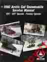 N2254-733 Snowmobile Arctic Cat 1992 Ext Special Prowler Service Manual P 743