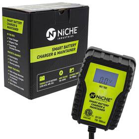 519-cbc2224h Niche Smart Battery Charger Fully-automatic 1-amp Lcd 12-volt Snowmobile