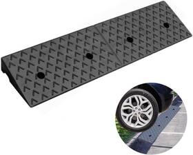 02-0952-1 Nisorpa 2 Inch Rise Rubber Curb Ramp Heavy Duty Threshold Inches Black
