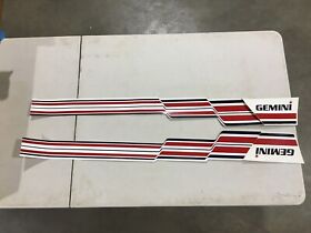 7071584 Nos Polaris 79 Gemini Tunnel Decal 250 Vintage 7071548 7071547 7071583