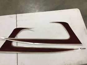 7072296 Nos Polaris Hood Side Decals 87 Indy Trail Vintage Snowmobile 7072297
