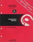 Om-m69631 John Deere Sprintfire Snowmobile Operators
