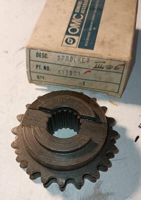0113801 Omc Brp 113801 Snowmobile Sprocket