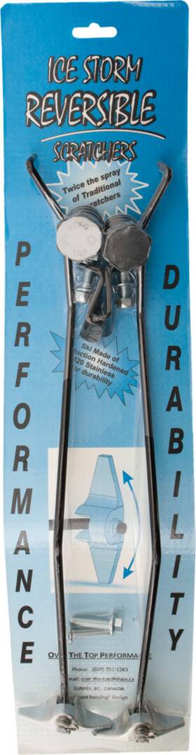 Over T.h.e. Top Performance 627843315636 The Ski Mounted Reversible Ice Scratchers