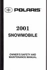 9915622 Owners Maintenance 458 Manual Polaris Snowmobile Universal 2001