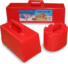 Paricon 313042231289 Snow Fort Building Kit Brick Form And Sand Castle Mold Block Beach Winter Toy