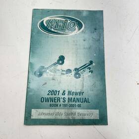 191-3001-00 Polaris 2001& Newer Owners Manual - 2001 M-10