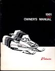 9910679 Polaris 1981 Snowmobile Manual Vintage Owners 417 Tx-