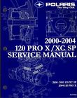 9918581 Polaris 213 Xc Manual Pro Sp 120 Service 2000-04