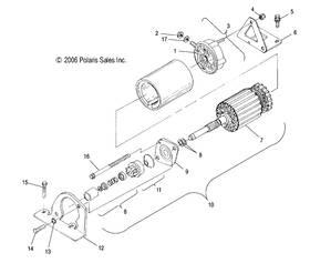 2200759 Polaris Brush And Spring Kit Genuine Oem Part Qty 1