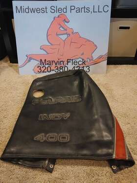 2681325 Polaris 1985 86 87 Snowmobile Gas Tank Cover Pad Indy Left Fuel Filler