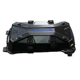 2692682 Polaris Mountain Tunnel Bag 24 Inch Carbon Print Blue Accents Snowmobile