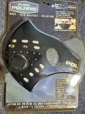 2863191 Polaris Atv Snowmobile New Oem Youth Reusable Neoprene Mask With Filter