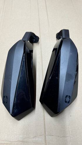 2884616-266 Polaris Snowmobile L/r Defend Handguards Black