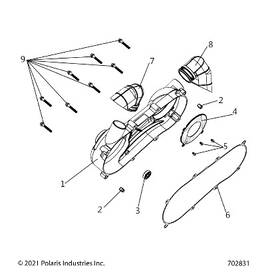 3050043 Polaris Dowel Pin 10x14 Genuine Oem Part Qty 1